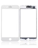 Vidrio frontal con marco y OCA pre-instalado para iPhone 8 Plus Blanco 2 unidades