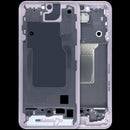 Marco intermedio Samsung Galaxy A55 5G lila original (SM-A556), ideal para reparación de pantalla rota.