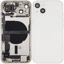 Tapa trasera Starlight usada para iPhone 13 A2482, con puerto de carga y piezas pequeñas, repuesto original Apple.