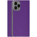 Wrapd Skin de vinilo morado con patrón de fibra de carbono, 10 unidades.