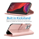 Protege tu iPhone 11 Pro Max con estilo en Quetzaltenango con una elegante funda billetera de cuero color ROSE GOLD.