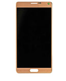 Pantalla LCD original Samsung Galaxy Note 4 dorada, display de reemplazo N910 para reparación de pantalla rota.
