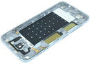 Tapa trasera original plateada para Samsung Galaxy J7 Pro (J730 / 2017), repuesto para reparación.
