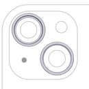 Set de 2 aros bezel azules para cámara trasera iPhone 15/15 Plus, repuesto Apple.
