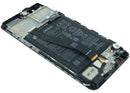 Pantalla original Huawei P10 negra, display LCD de repuesto para reparación de pantalla rota.