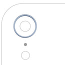 Aro de cámara trasera azul brillante para iPhone XR (A1984, A2105), repuesto original Apple.