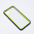 Estuche  Marco De Color Azul Y Parte De Atras Transparente - Iphone 11 Pro Max