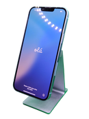 iPhone 14 Plus seminuevo en color azul en Quetzaltenango, con 128GB de almacenamiento y salud de batería al 86%.