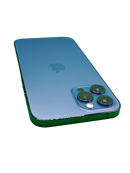 Encuentra iPhone 12 Pro Max seminuevo en Xela Quetzaltenango, grado 1 como nuevo, libre de fábrica, 128GB, azul, con certificado de salud de batería al 87%.