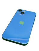 Encuentra iPhone 13 seminuevo en Xela Quetzaltenango con 128GB de almacenamiento y en color azul, certificado y con salud de batería al 75%.