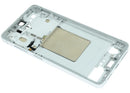 Repuesto de tapa media blanca (mid-frame) para Samsung Galaxy S26 5G (SM-S942U/SM-S942B).