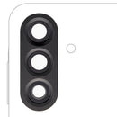Lente de cámara trasera con aro para Samsung Galaxy A56 5G (SM-A566), repuesto para reparación.