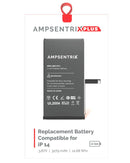 Encuentra la mejor garantía en baterías para iPhone en Xela con la batería iPhone 14 AmpSentrix Plus.