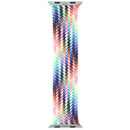 Correa Apple Braided Solo Loop Pride Edition, trenzada con franjas arcoíris para Apple Watch 44mm-49mm, talla pequeña.