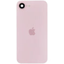Tapa trasera original iPhone 17e rosa con MagSafe, NFC y flex de linterna para reparación.