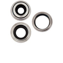 Lente de Camara Trasera con soporte y bisel para iPhone 15 Pro (Set de 3 piezas) (Blanco Titanio)