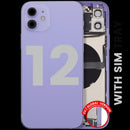Encuentra tapa trasera con puerto de carga flex y partes pequeñas para iPhone 12 (Purple) en Xela Quetzaltenango.