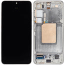 Pantalla OLED con marco para Samsung Galaxy S24 5G, color verde jade, repuesto de alta calidad.