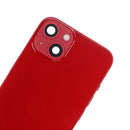 Tapa trasera con componentes pequenos pre-instalados para iPhone 13 (Version Internacional) (Usado Original Grado A) (Rojo)