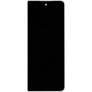 Pantalla OLED externa usada para Samsung Galaxy Z Fold 4 5G, display frontal en negro, repuesto para reparación.
