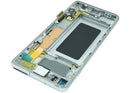Pantalla original Samsung Galaxy S10 Prism Silver, repuesto LCD para reparación, modelo G973.