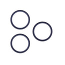 Aro de cámara trasera Deep Blue para iPhone 17 Pro/Pro Max, repuesto, 3 piezas.