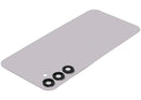 Tapa trasera azul degradado para Samsung Galaxy A24 4G (A245) con orificio de cámara, repuesto Aftermarket Plus.