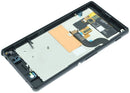 Pantalla LCD original Sony Xperia M5 E5603 negra, repuesto para reparación de display roto.
