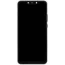Pantalla refurbished negra con marco para Huawei Nova 3 (2018), lista para reparación.