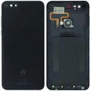 Tapa trasera original Huawei Y7 (2018) LDN-LX1 negra, recambio para carcasa de móvil.