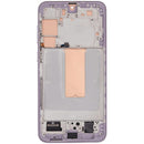 Pantalla incell de repuesto para Samsung Galaxy S23 Plus 5G (SM-S916B) en color lavanda, ideal para reparación.