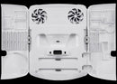 Base de carga blanca para Nintendo Switch/Switch 2, accesorio y repuesto con puerto de carga.