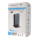 Hub USB-C para laptop, docking station Thunderbolt con múltiples puertos para expansión y reparación de equipos.