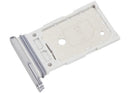 Bandeja dual SIM plateada para Samsung Galaxy S26 Plus S947, repuesto original.