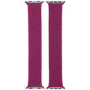 Correa Braided Solo Loop original para Apple Watch en color magenta vibrante, talla 8 (Medium), compatible con 44mm, 45mm, 46mm y 49mm.