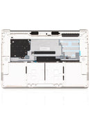Tapa superior plateada usada con teclado inglés ANSI para MacBook Pro 15" A1707 (2016-2017).