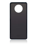 Tapa trasera original OnePlus 7T Glacier Blue, repuesto de back cover para teléfono golpeado.