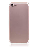Tapa trasera color oro rosa para iPhone 7 (modelos A1660, A1778, A1779, A1780) con piezas pequeñas, sin logo. Ideal para reparación.
