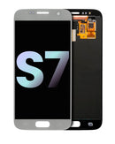Pantalla original Samsung Galaxy S7 G930 Silver Titanium, repuesto para reparación display LCD.