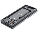 Pantalla refurbished Samsung Galaxy Z Fold 2 5G Mystic Black, display frontal OLED con bisagra.