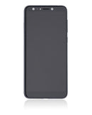 Pantalla LCD completa con marco para Asus ZenFone 5Q/5 Lite (ZC600KL) en Midnight Black.