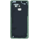 Tapa trasera gris Samsung Galaxy A8 (A530) con lente de cámara, repuesto original Service Pack.