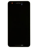 Pantalla LCD Huawei Nexus 6P negra, refurbished con marco, para reparación de display.