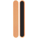 Tira de vidrio edge de repuesto para Samsung Galaxy S24 Plus 5G color Sandstone Orange, vidrio trasero.