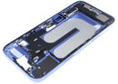 Chasis medio iPhone 16 Plus Ultramarine usado, con puerto de carga flex y pequeñas partes.