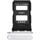 Bandeja SIM blanca de cerámica para Xiaomi 13 Pro (2210132C, 2210132G), repuesto para reparación.
