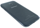 Tapa trasera original Samsung Galaxy J3 Pro (J330 / 2017) negra, repuesto service pack para reparación.