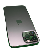 iPhone 13 Pro Max seminuevo en color negro con 128GB, certificado y salud de batería al 85%, disponible en Xela Quetzaltenango.