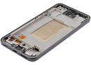Pantalla Samsung Galaxy A37 5G (A376) con marco, color Awesome Charcoal, ideal para reparación de display.