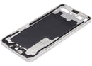 Mid-frame housing blanco para Xiaomi 15 Ultra, repuesto original para cambio de carcasa rota.